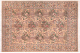 handmade Transitional Pupo Tan Tan Hand Knotted RECTANGLE 100% WOOL area rug 9x12