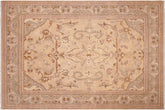 handmade Traditional Kafkaz Tan Green Hand Knotted RECTANGLE 100% WOOL area rug 8x10