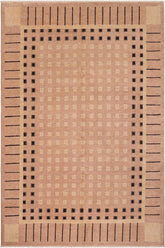 handmade Transitional Kafkaz Rose Multi Hand Knotted RECTANGLE 100% WOOL area rug 8X10