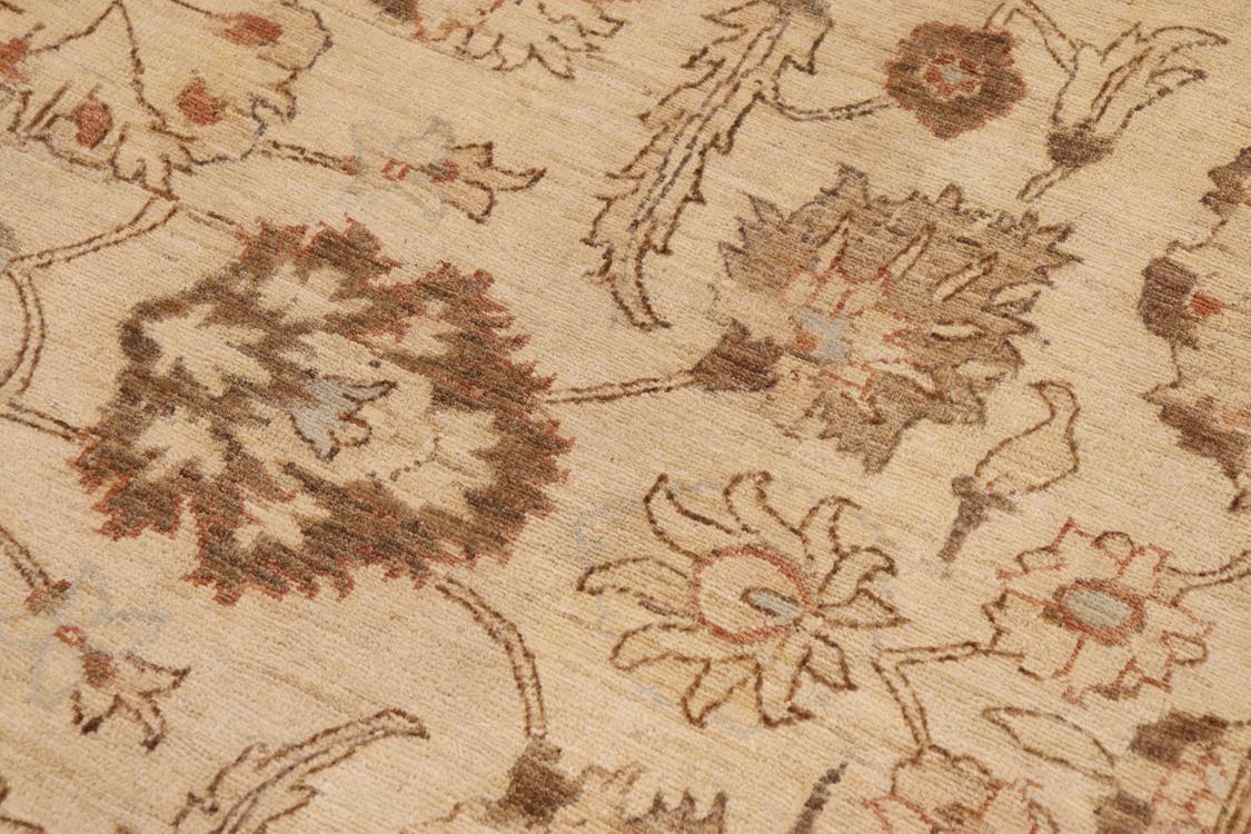 handmade Traditional Kafkaz Beige Lt. Blue Hand Knotted RECTANGLE 100% WOOL area rug 9 x 12