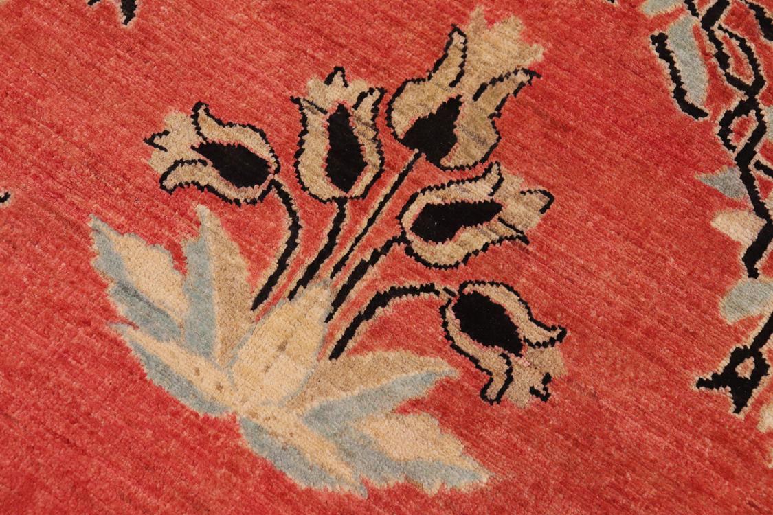 handmade Traditional Kafkaz Red Black Hand Knotted RECTANGLE 100% WOOL area rug 9 x 12