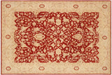 Oriental Ziegler Wonda Rust/Beige Hand-Knotted Wool Rug - 8'11'' x 11'9''