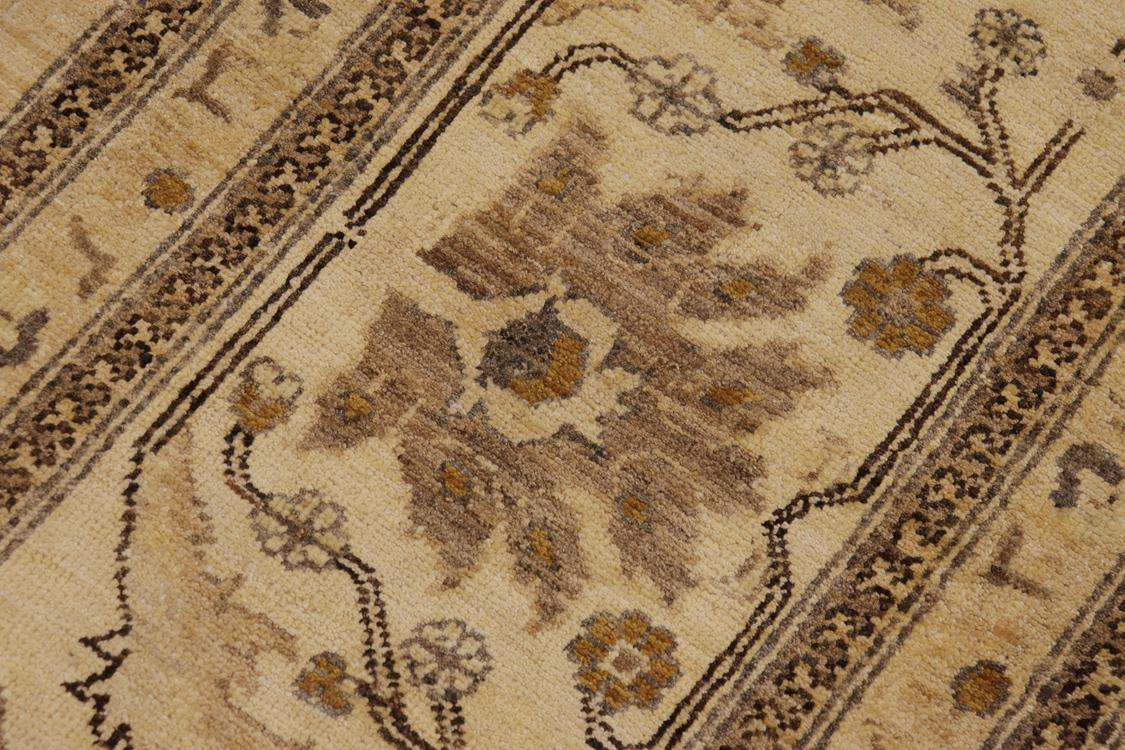 handmade Traditional Kafkaz Tan Beige Hand Knotted RECTANGLE 100% WOOL area rug 9 x 12