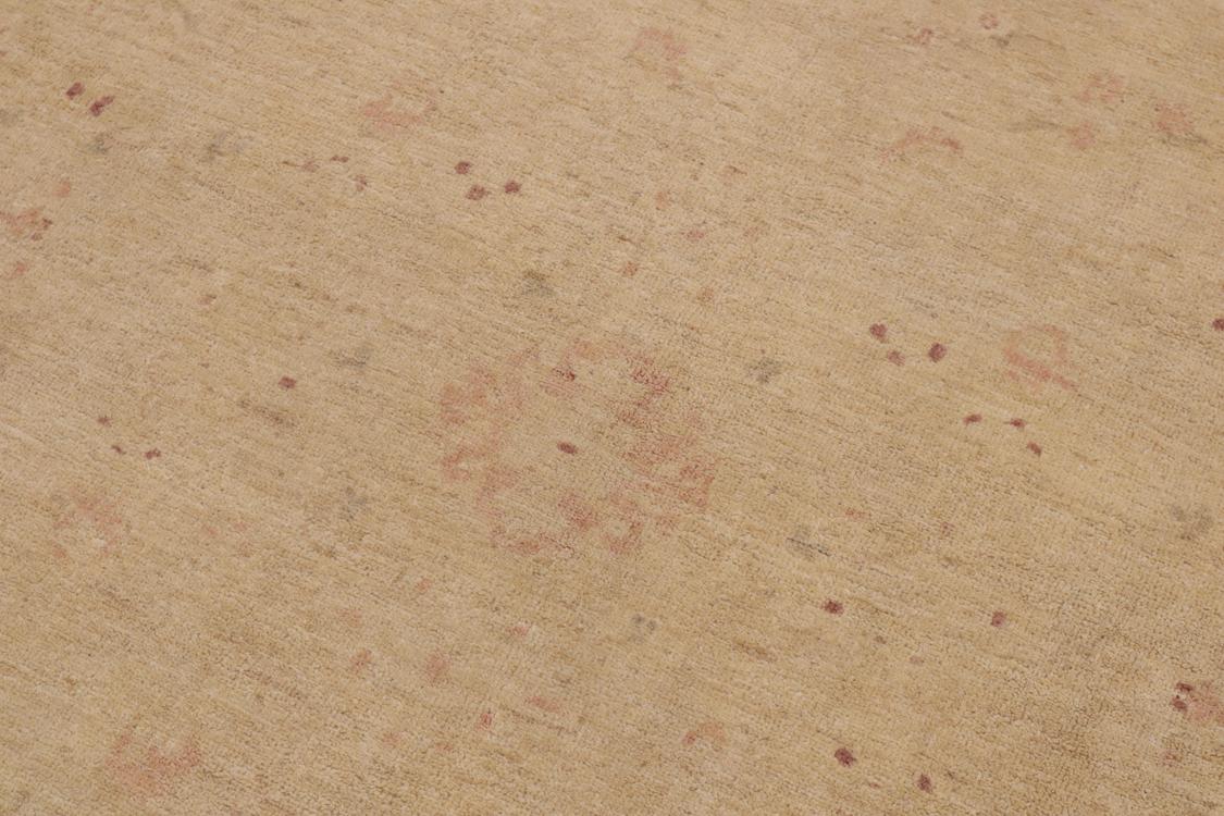 handmade Traditional Kafkaz Beige Tan Hand Knotted RECTANGLE 100% WOOL area rug 9 x 12