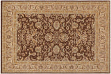 Boho Chic Ziegler Jenice Brown/Tan Hand-Knotted Wool Rug - 8'11'' x 12'0''