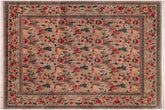 handmade Transitional Lt. Green Lt. Green Hand Knotted RECTANGLE 100% WOOL area rug 9x12