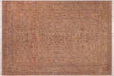handmade Traditional Lahore Lt. Gray Lt. Gray Hand Knotted RECTANGLE 100% WOOL area rug 9x12