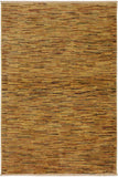 handmade Modern Gabbeh Beige Rust Hand Knotted RECTANGLE 100% WOOL area rug 4 X6