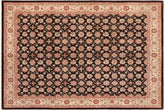 handmade Transitional Kafkaz Brown Beige Hand Knotted RECTANGLE 100% WOOL area rug 8' x 10'