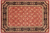 handmade Transitional Kafkaz Red Black Hand Knotted RECTANGLE 100% WOOL area rug 9' x 11'