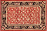 handmade Transitional Kafkaz Red Black Hand Knotted RECTANGLE 100% WOOL area rug 10' x 14'