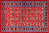 handmade Geometric Sherwan Blue Beige Hand Knotted RECTANGLE 100% WOOL area rug 4x6