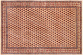 handmade Geometric Sherwan Red Beige Hand Knotted RECTANGLE 100% WOOL area rug 4x7