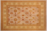 Traditional Batish Kenda Lt. Tan Lt. Tan Hand Knotted Area rugs 9X12