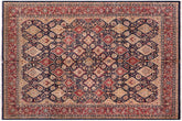 handmade Transitional Sultanabad Blue Blue Hand Knotted RECTANGLE 100% WOOL area rug 8 x 10