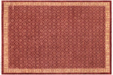 handmade Transitional Kafkaz Red Lt. Gold Hand Knotted RECTANGLE 100% WOOL area rug 9' x 12'