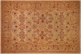 handmade Traditional Antique Gold Rust Hand Knotted RECTANGLE 100% WOOL area rug 9x12