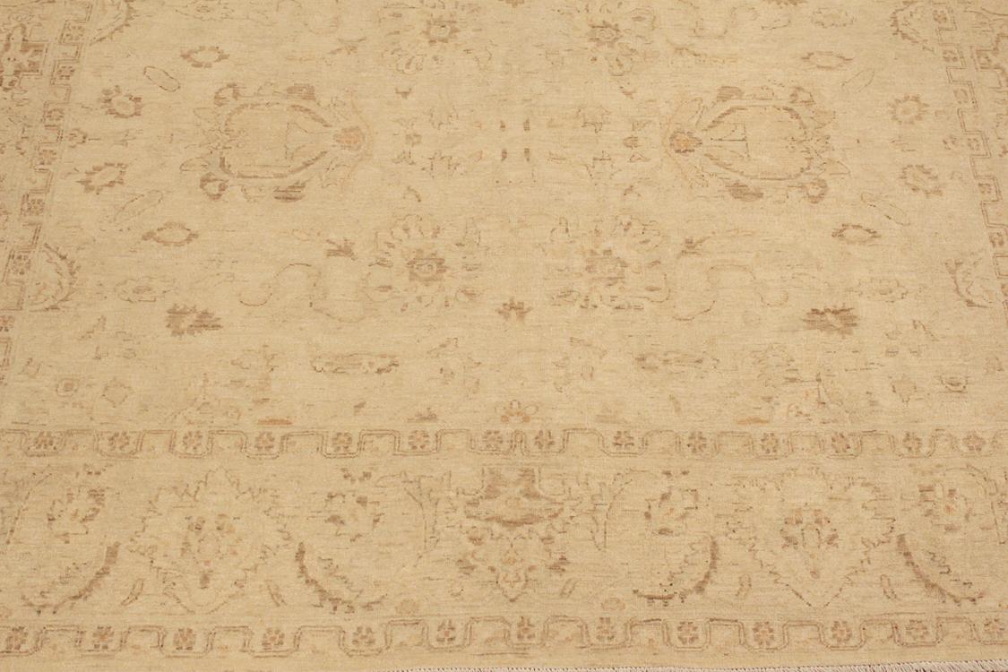 handmade Traditional Kafkaz Beige Brown Hand Knotted RECTANGLE 100% WOOL area rug 9 x 12