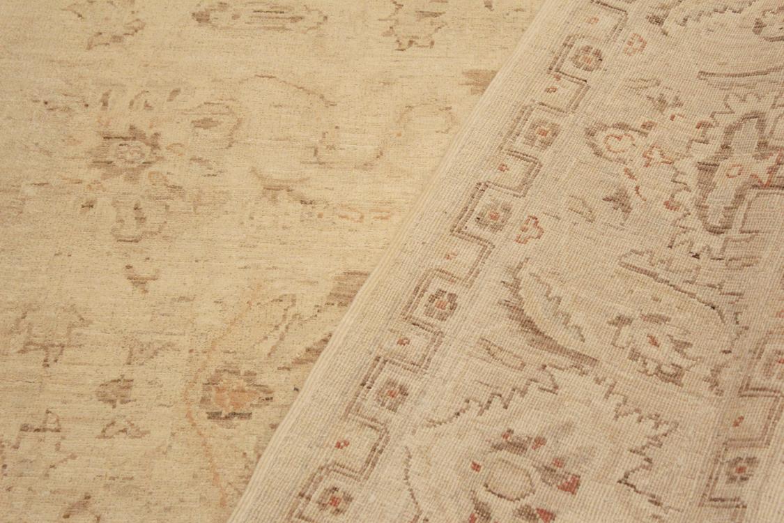 handmade Traditional Kafkaz Beige Brown Hand Knotted RECTANGLE 100% WOOL area rug 9 x 12