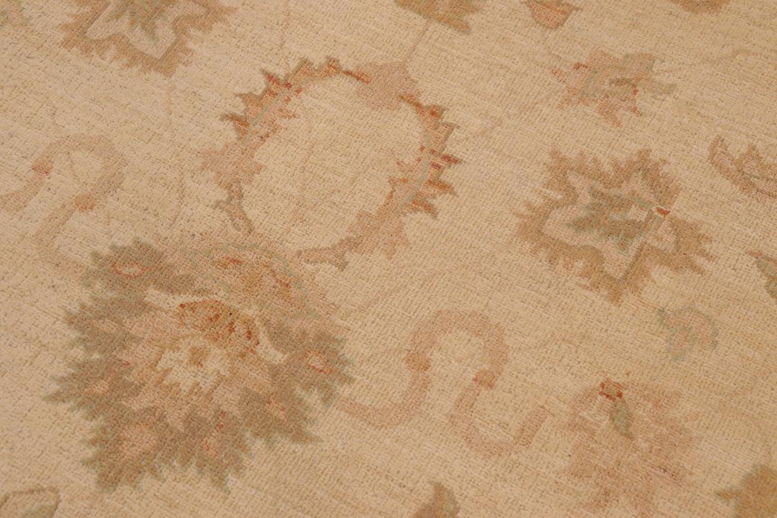 handmade Traditional Kafkaz Beige Nude Hand Knotted RECTANGLE 100% WOOL area rug 9 x 11