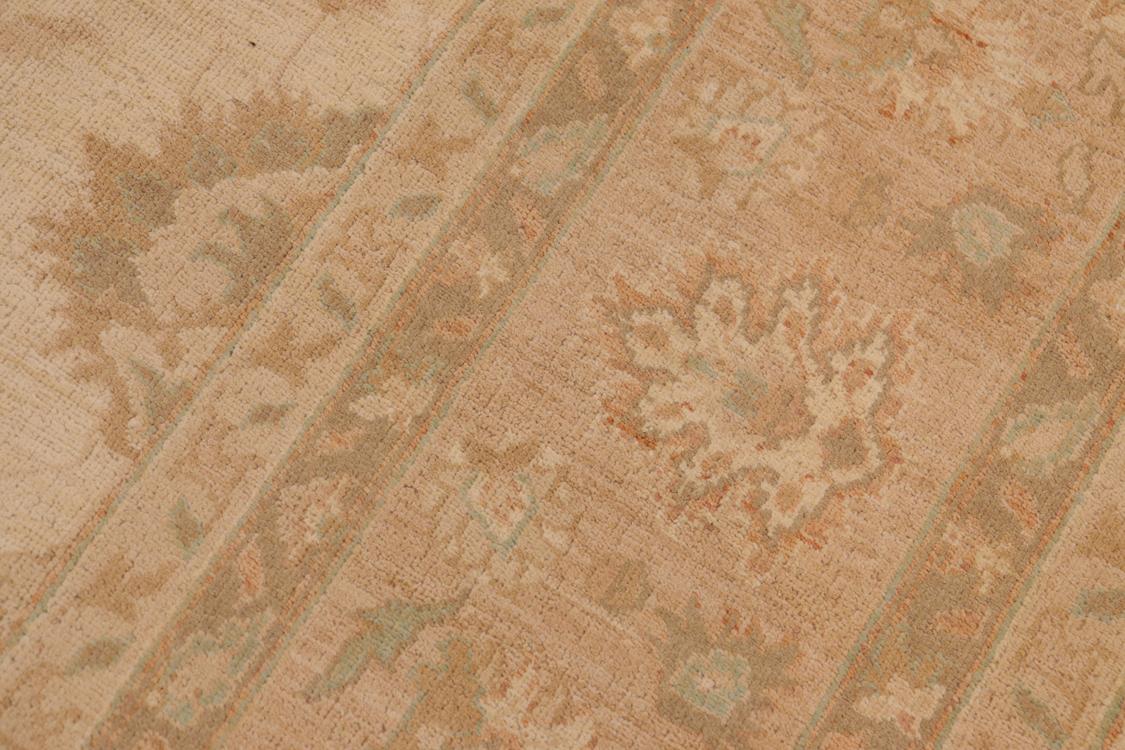 handmade Traditional Kafkaz Beige Nude Hand Knotted RECTANGLE 100% WOOL area rug 9 x 11