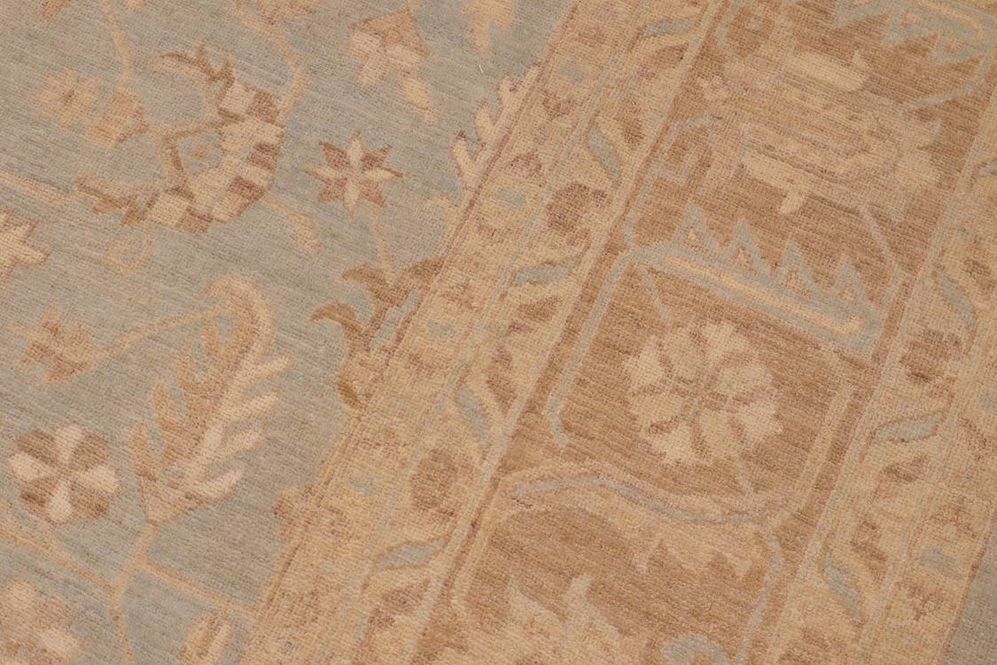 handmade Traditional Kafkaz Lt. Blue Lt. Brown Hand Knotted RECTANGLE 100% WOOL area rug 9 x 11