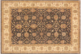 Boho Chic Ziegler Brian Charcoal/Beige Hand-Knotted Wool Rug - 8'10'' x 12'0''
