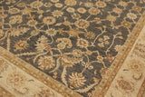 handmade Traditional Kafkaz Gray Beige Hand Knotted RECTANGLE 100% WOOL area rug 9 x 12