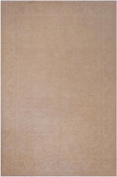 handmade Modern Kafkaz Tan Lt. Tan Hand Knotted RECTANGLE 100% WOOL area rug 10X14