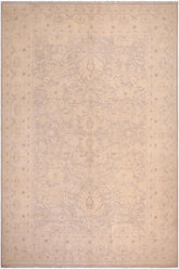 handmade Traditional Kafkaz Lt. Gray Lt. Tan Hand Knotted RECTANGLE 100% WOOL area rug 10X14