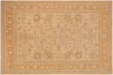 Eclectic Ziegler Carolin Tan/Rust Hand-Knotted Wool Rug - 9'11'' x 13'5''