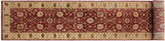 handmade Traditional Kirman Red Gold Hand Knotted RUNNER 100% WOOL area rug 3X12