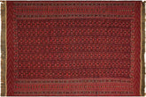 handmade Geometric Tukmansalah Red Ivory Hand-Woven GALLERY 100% WOOL area rug 7x12