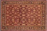 handmade Traditional Tabriz Red Blue Hand Knotted RECTANGLE 100% WOOL area rug 9x12