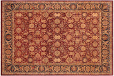 handmade Traditional Tabriz Red Blue Hand Knotted RECTANGLE 100% WOOL area rug 9 x 12