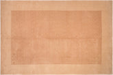 handmade Modern Art Deco Brown Tan Hand Knotted RECTANGLE 100% WOOL area rug 8x11