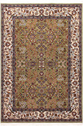 Turkish Antique Hereke Ta Wool & Silk Rug - 4'0''X6'0''