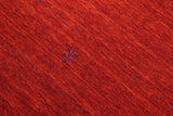 handmade Modern Gabbeh Rust Rust Hand-made RECTANGLE 100% WOOL area rug 8x10