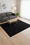 Abstract Gabbeh Bailey Black Wool Rug - 8'2''X9'10''