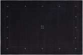 handmade Modern Gabbeh Black Black Hand-made RECTANGLE 100% WOOL area rug 9' x 12'