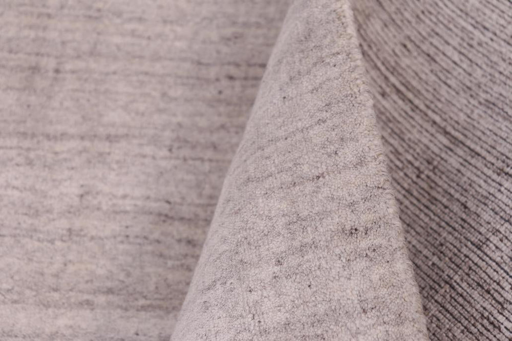 handmade Modern Gabbeh Gray Ivory Hand-made RECTANGLE 100% WOOL area rug 9x12