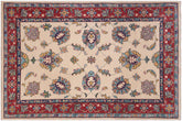 handmade Traditional Kafkaz Lt. Gold Red Hand-made RECTANGLE 100% WOOL area rug 4x6