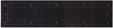 handmade Modern Gabbeh Black Black Hand-made RUNNER 100% WOOL area rug 3x12