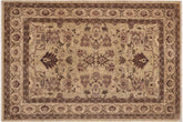 handmade Traditional Kafkaz Taupe Tan Hand Knotted RECTANGLE 100% WOOL area rug 9x12