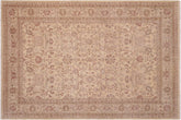 handmade Traditional Kafkaz Gold Lt. Gray Hand Knotted RECTANGLE 100% WOOL area rug 6'X9'