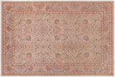 handmade Transitional Design Lt. Gray Lt. Gray Hand Knotted RECTANGLE 100% WOOL area rug 6' x 9'