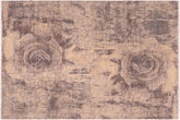 handmade Modern Kafkaz Beige Brown Hand Knotted RECTANGLE 100% WOOL area rug 8' x 10'
