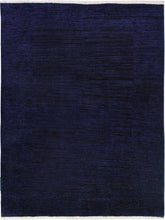 A09086, 3 1"x 4 7",Over Dyed ,3x5,Blue,PURPLE,Hand-knotted ,Pakistan ,100% Wool ,Rectangle ,652671174209