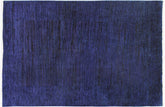 handmade Over Dyed Over Dyed Blue Purple Hand Knotted RECTANGLE 100% WOOL area rug 3' x 5'