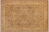 handmade Traditional Kafkaz Taupe Beige Hand Knotted RECTANGLE 100% WOOL area rug 9x12